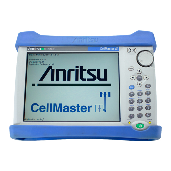 Anritsu MT8212E User Manual