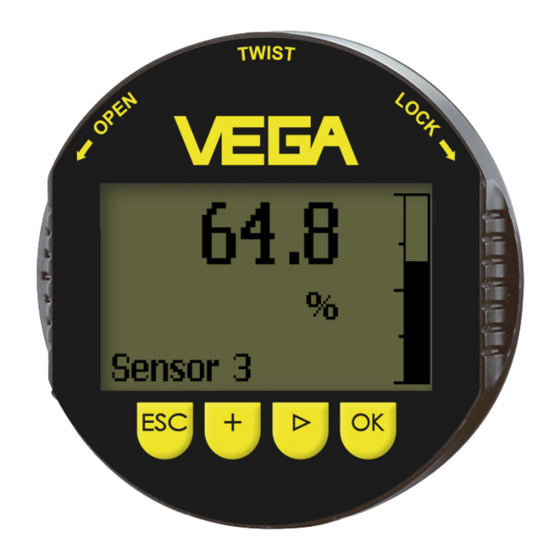 Vega PLICSCOM Operating Instructions Manual