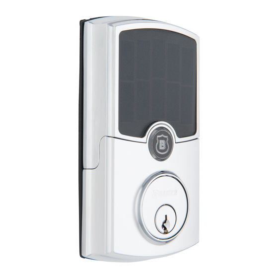 BRINKS ARRAY smart deadbolt Installation Instructions Manual