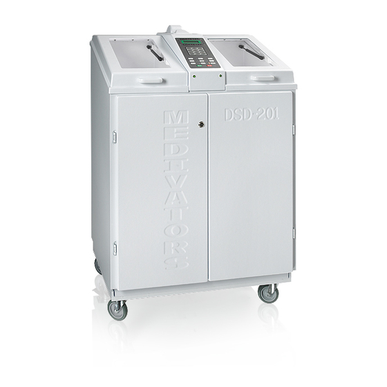 Medivators DSD-201 Service Manual