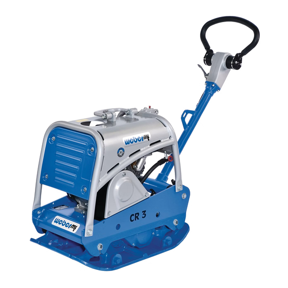 Weber mt CR 3 HD Operating And Maintenance Manual