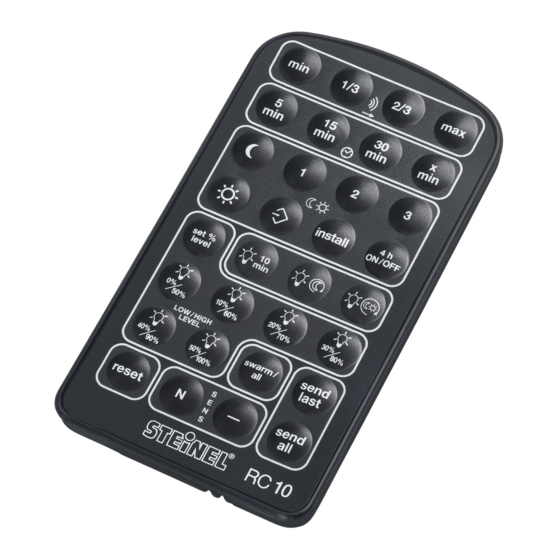 STEINEL PROFESSIONAL RC 10 Information