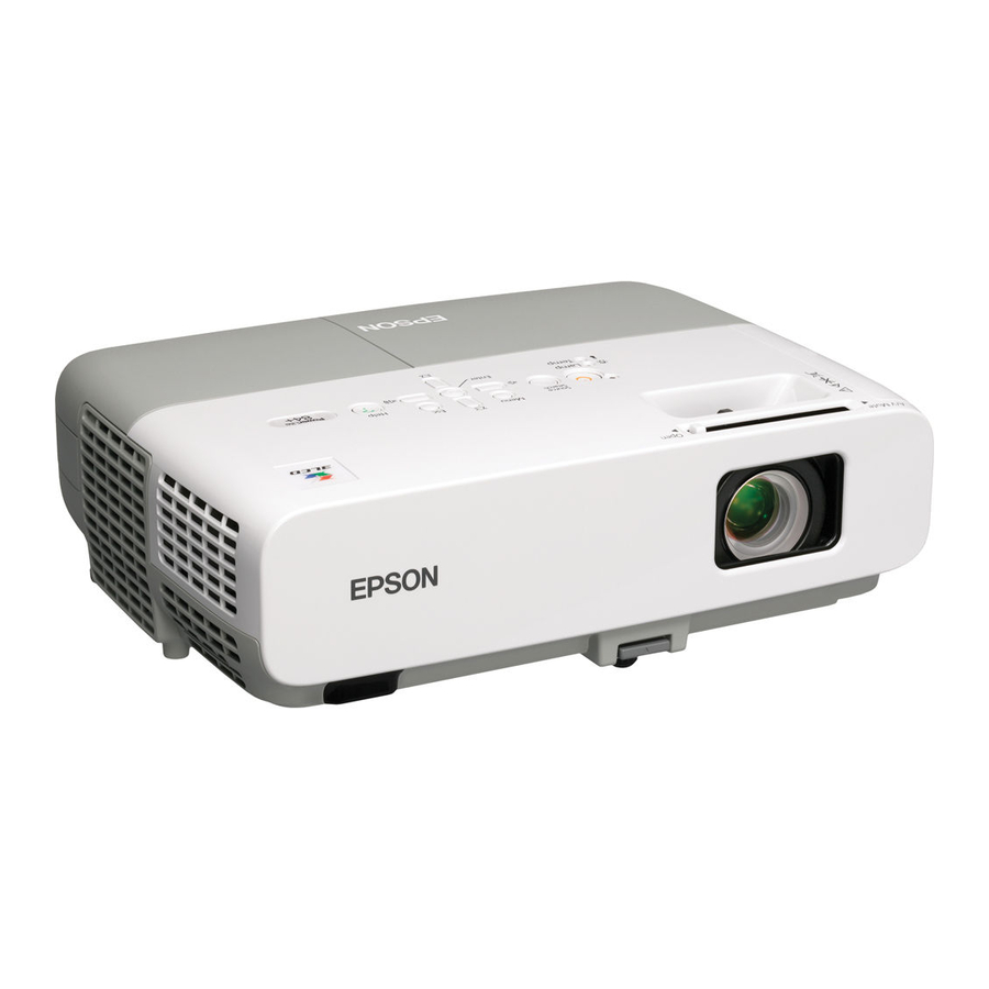 Epson PowerLite 84 User Manual