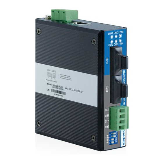 3onedata ICP222-2F-2CI Quick Installation Manual