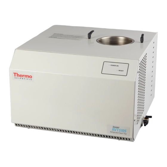 Thermo Scientific RVT5105 Additional Instructions For Installation And Operation