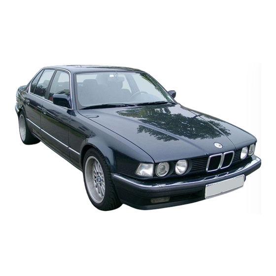 BMW 735i Electrical Troubleshooting Manual