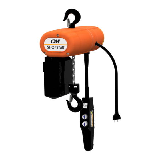 CM Shopstar Operating, Maintenance & Parts Manual