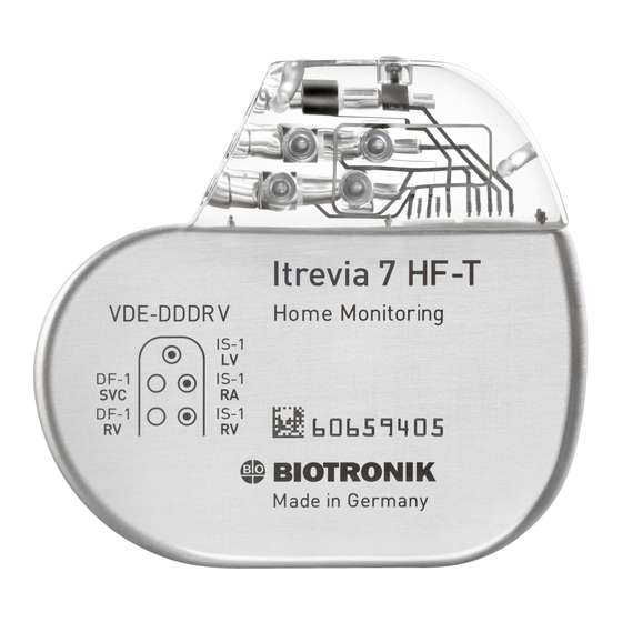 BIOTRONIK Ilesto 5 VR-T Technical Manual