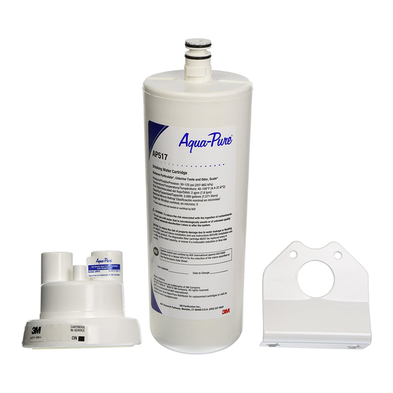 3M Aqua-Pure AP510 Installation And Operating Instructions Manual