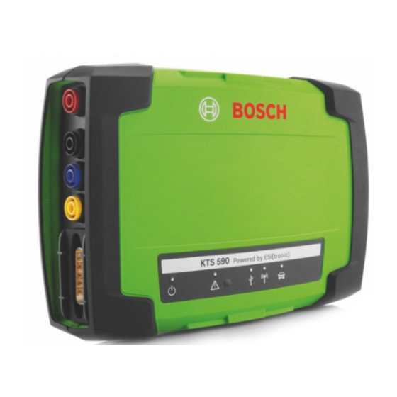 Bosch KTS 5a Series Manuals