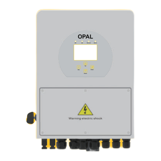 Opal Energy OPAL-3K-1P-24-EU Inverter Manuals
