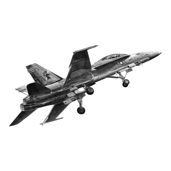 Tamiya F/A-18D HORNET Manual