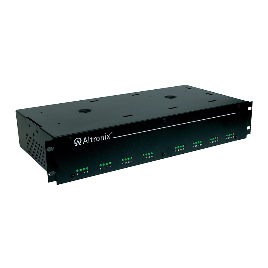 Altronix R2432600UL Installation Manual