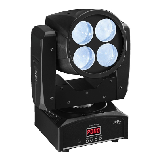 IMG STAGE LINE XBEAM-410LED Moving Head Manuals