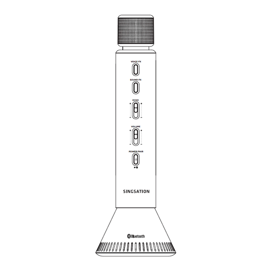 Singsation SPKA15 Quick Start Manual