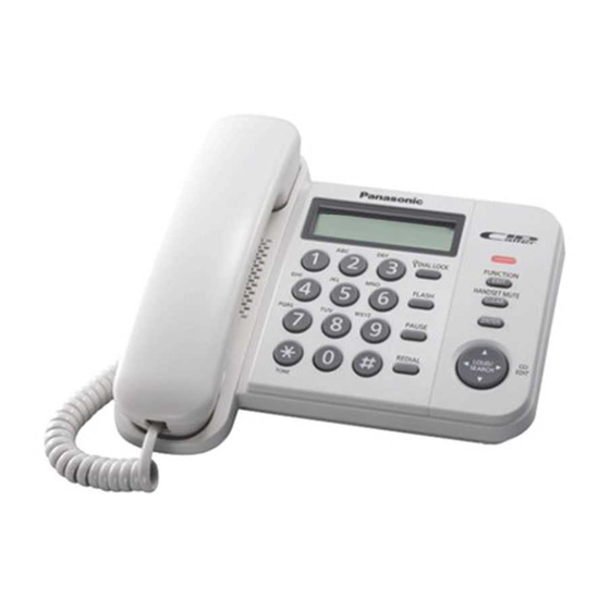 Panasonic KX-TS580MX Operating Instructions Manual