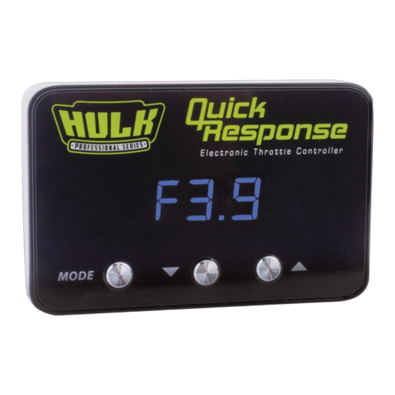 Hulk Quick Response Manual
