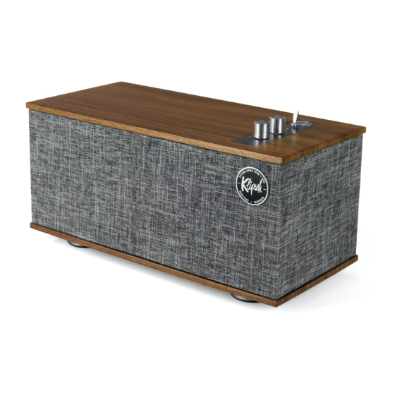 Klipsch the One II Manual