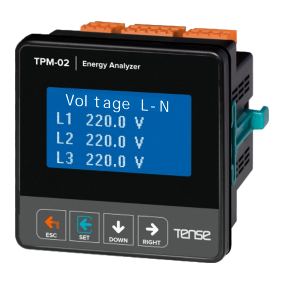 Tense TPM-02 Instructions Manual