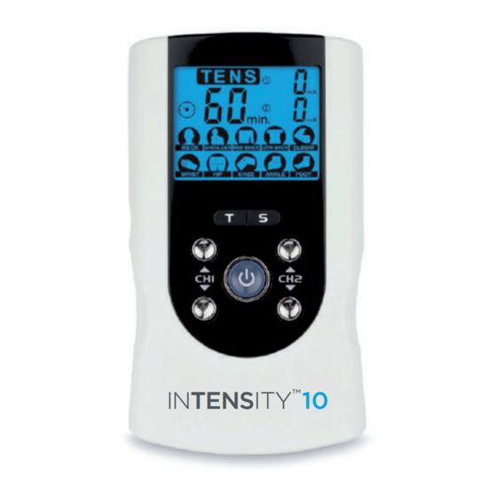 Richmar InTENSity 10 Instruction Manual