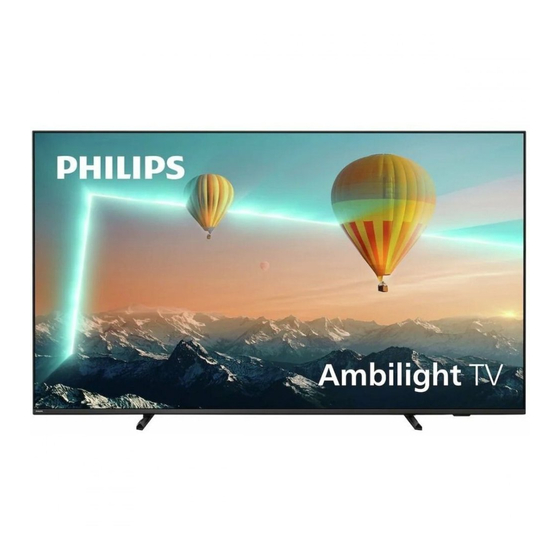 Philips 8007 Series Quick Start Manual