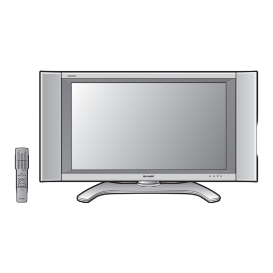 Sharp AQUOS LC-26DA5U Operation Manual