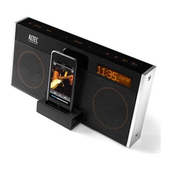 Altec Lansing Moondance Glow M402SR Installation