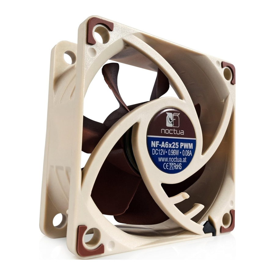 Noctua NF-A6x25 PWM Manual