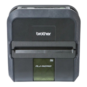 Brother RJ-4030 Software Manual