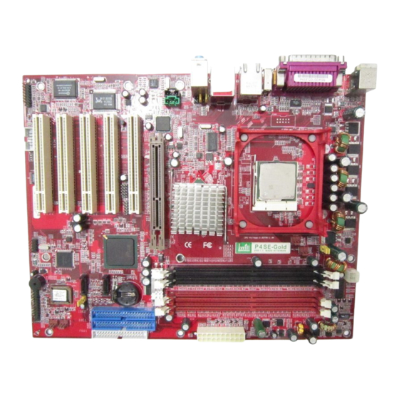 IWILL P4SE Series Motherboard Manuals