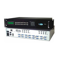 NTI VEEMUX A SM-nXm-AV-LCD Installation And Operation Manual