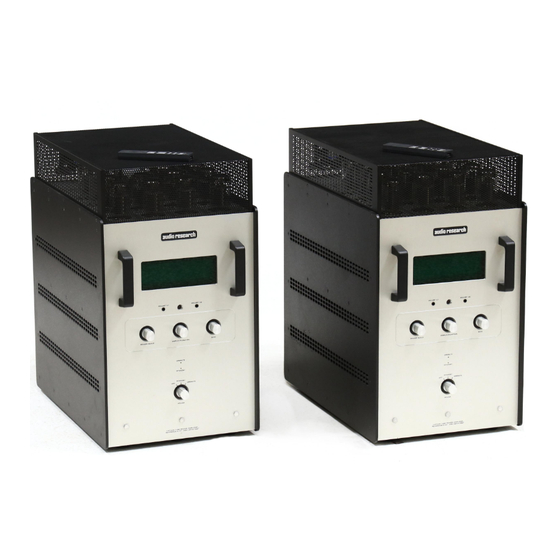 Audio Research Reference 610T Owner's Manual
