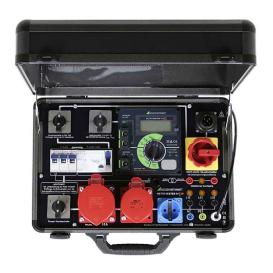 Gossen MetraWatt METRATESTER 5+ Operating Instructions Manual