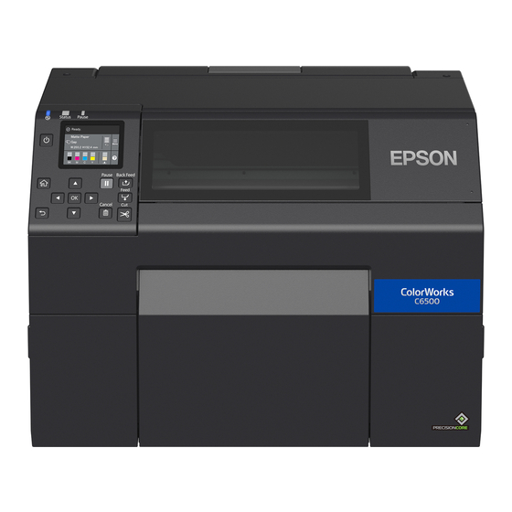 Epson ColorWorks CW-C6000 Series User Manual