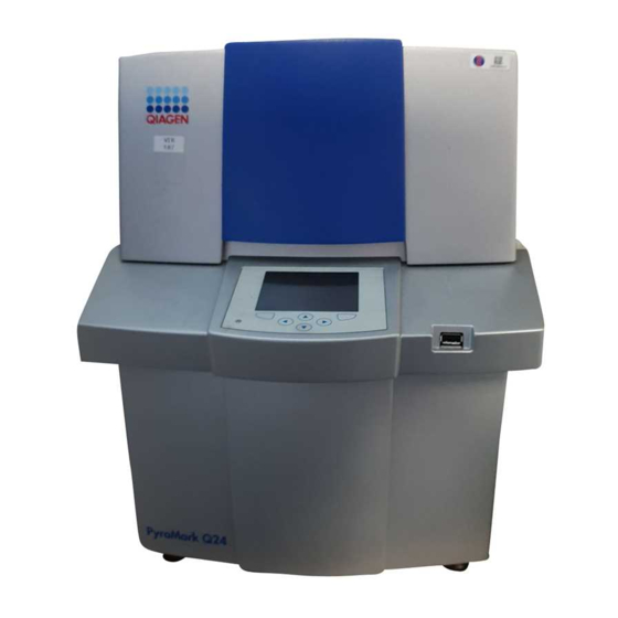 Qiagen PyroMark Q24 Quick Start Manual