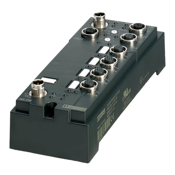 Phoenix Contact FLM BK PB M12 DI 8 M12-EF User Manual