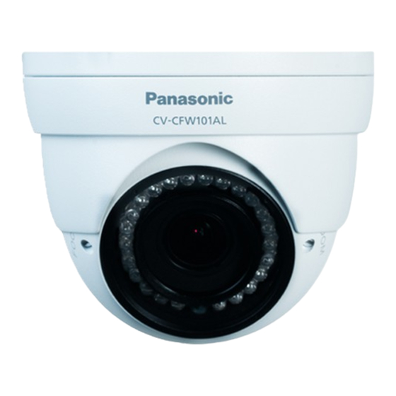 Panasonic CV-CFW101AL User Manual