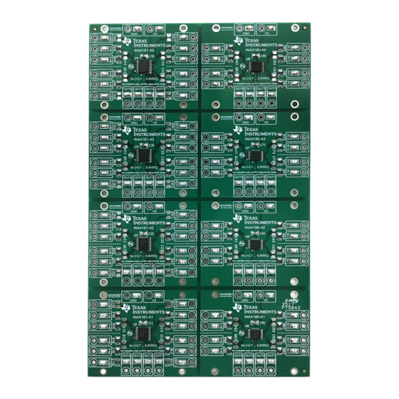Texas Instruments INA4180-INA4181 User Manual