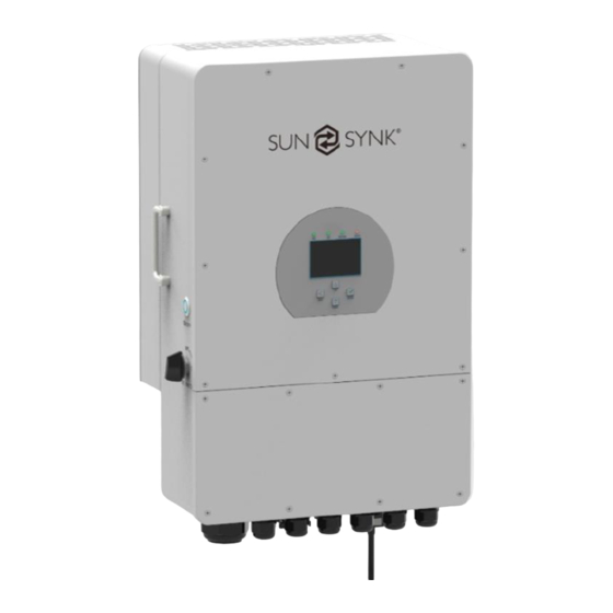 SunSynk 8K-SG04LP3 Installer Manual