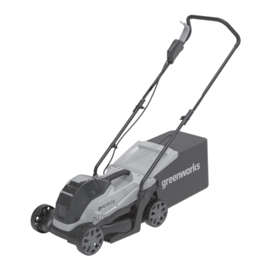 GreenWorks GD24LM33 Operator's Manual