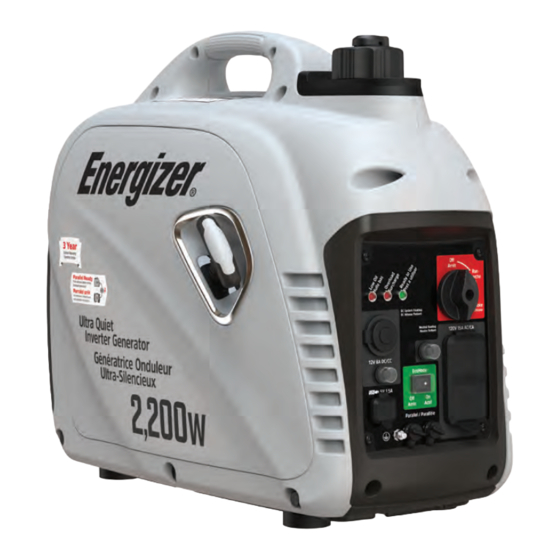 Energizer eZV2200i Manuals