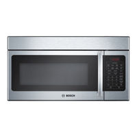 Bosch HMV8051U/01 Installation Instructions Manual