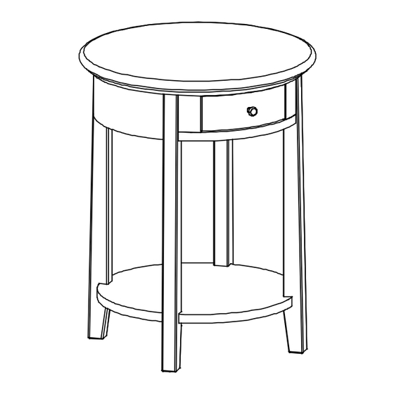 Whittier Wood Furniture McKenzie 3495 Series Assembly Instructions Manual