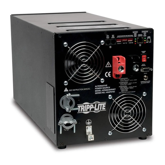 Tripp Lite PowerVerter APSX6048VRNET Features And Specifications