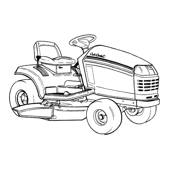 Cub Cadet 2186 Operator's Manual