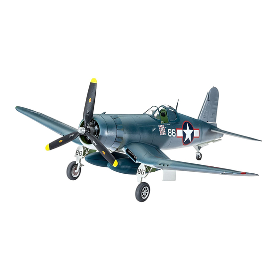 REVELL Vought F4U-1A CORSAIR Manuals
