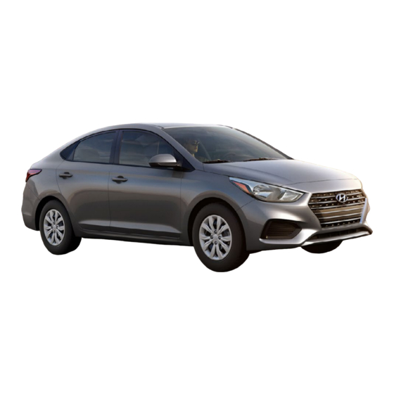 Hyundai ACCENT 2020 Getting Started Manual