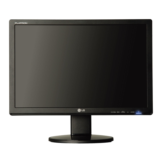 User Manuals: LG W2241S-BF Computer Monitor