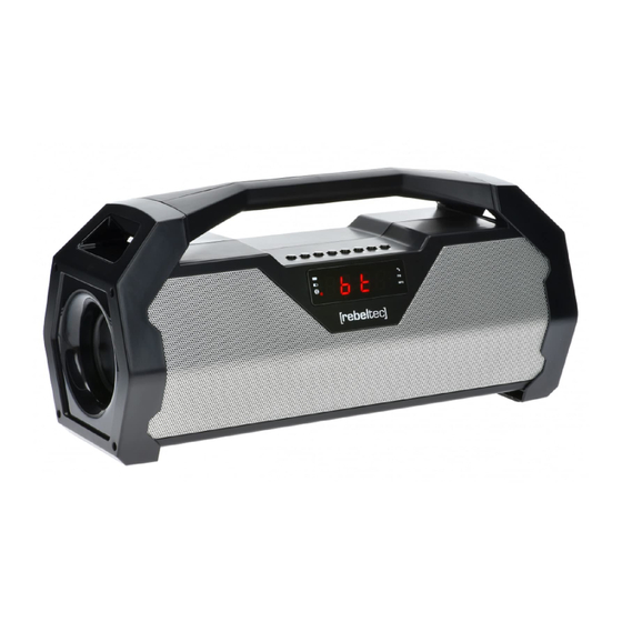 REBELTEC SoundBox 400 Quick Start Manual