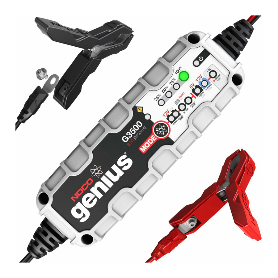 NOCO Genius G3500 Manual